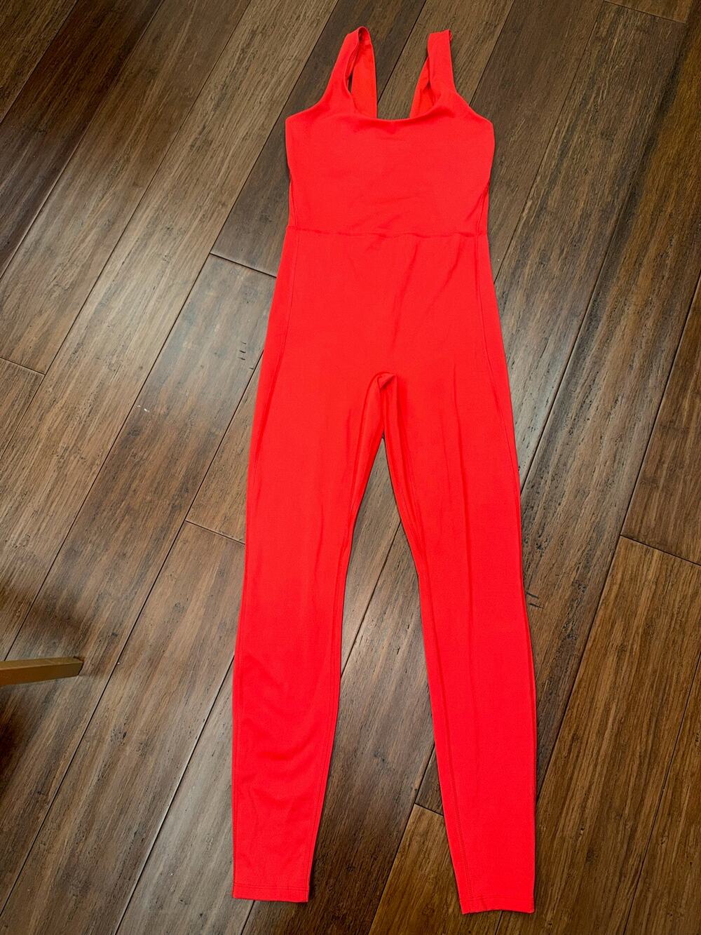 All in Motion 1 Piece Spanx workout Red Small S Womens Bodysuit